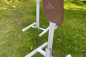 Drzewko strzeleckie pojedynkowe, Dueling Tree, 6x Hardox 450 #10mm fi150mm 