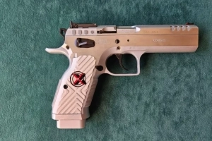 Pełny Zestaw IPSC Tanfoglio Stock II Xtreme Chrome, wieszak, ładownice i pas DAA