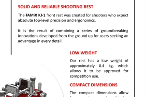 FAMIX KJ 1 REST TRIPOD do Karabinu - Najlepszy Statyw do Strzelectwa dla Strzelców