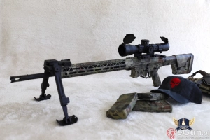 Sprzedam Karabin  samopowtarzalny BAD 762-SASS-003 .308 Win z Lunetą Leupold Mark5HD 3.6-18x44,wraz z montażem i Spuhr 35mm. Broń w epickim malowaniu 