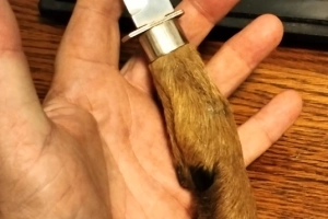 3 noze mysliwskie komplet