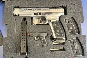 Canik Rival-S Chrome / przelot mniej niż 500 kulek / kabura lvl 2 QLS od Warriorholster, gwarancja do 10.2027